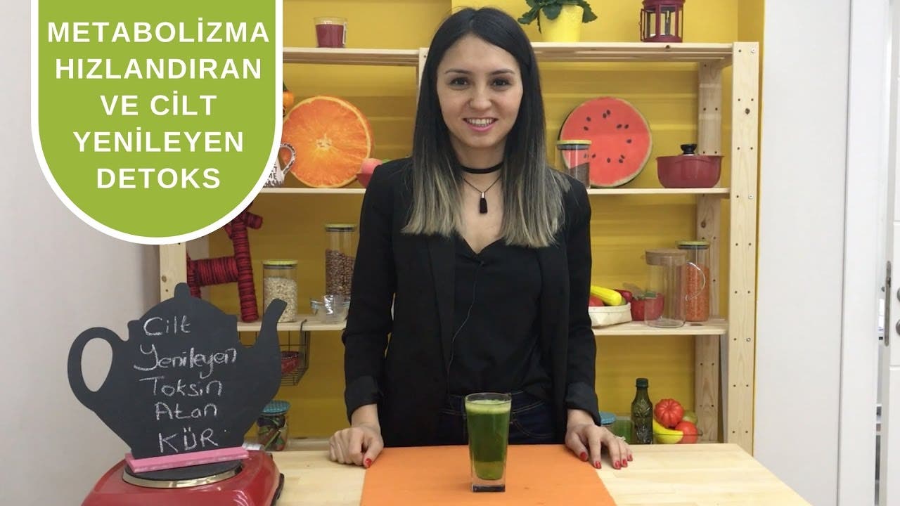 Metabolizma hızlandıran ve cilt yenileyen detoks